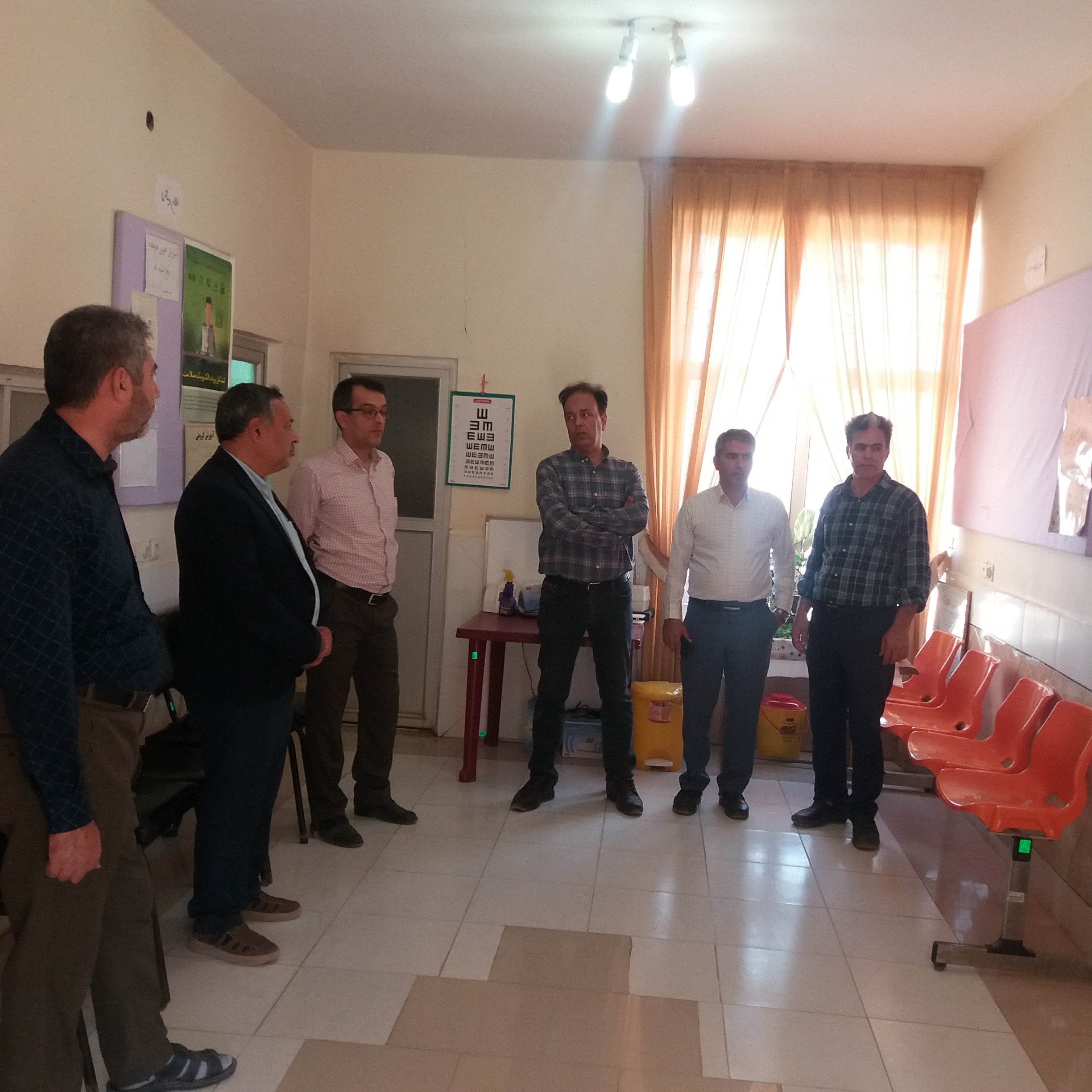بازدید کارشناسان گروه گسترش مرکز بهداشت استان به همراه مدیر شبکه از ...