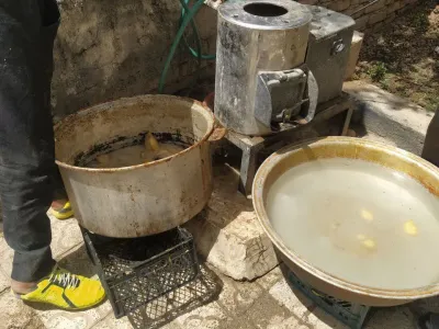 پلمپ کارگاه غیر مجاز سمبوسه و پیراشگی