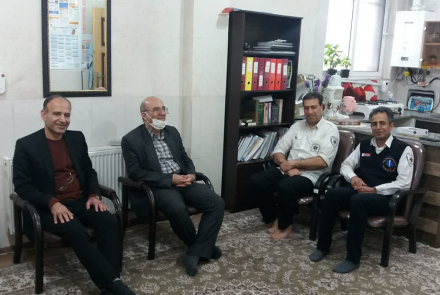 بازدید عیدانه مدیریت شبکه بهداشت و درمان شهرستان نجف آباد 