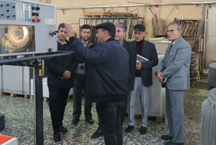 افتتاح خانه بهداشت کارگری ویلا مقوا